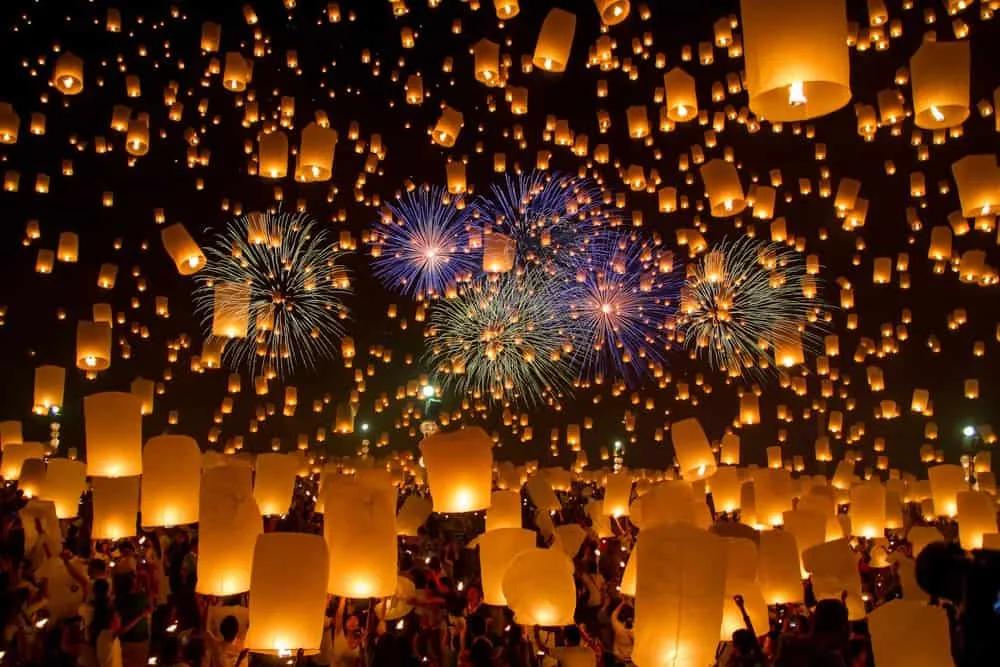 Loy Kratong en Chiang Mai