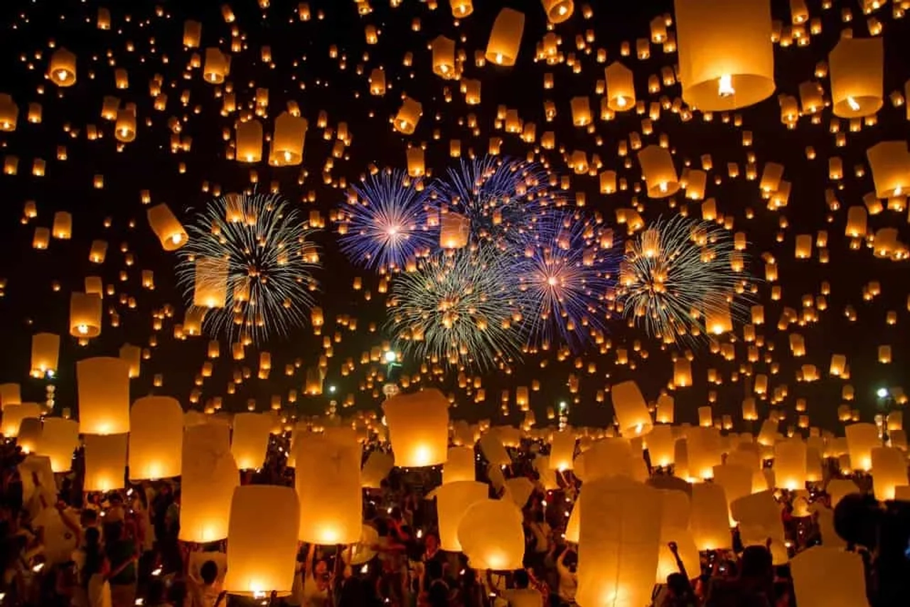 Loy Kratong en Chiang Mai