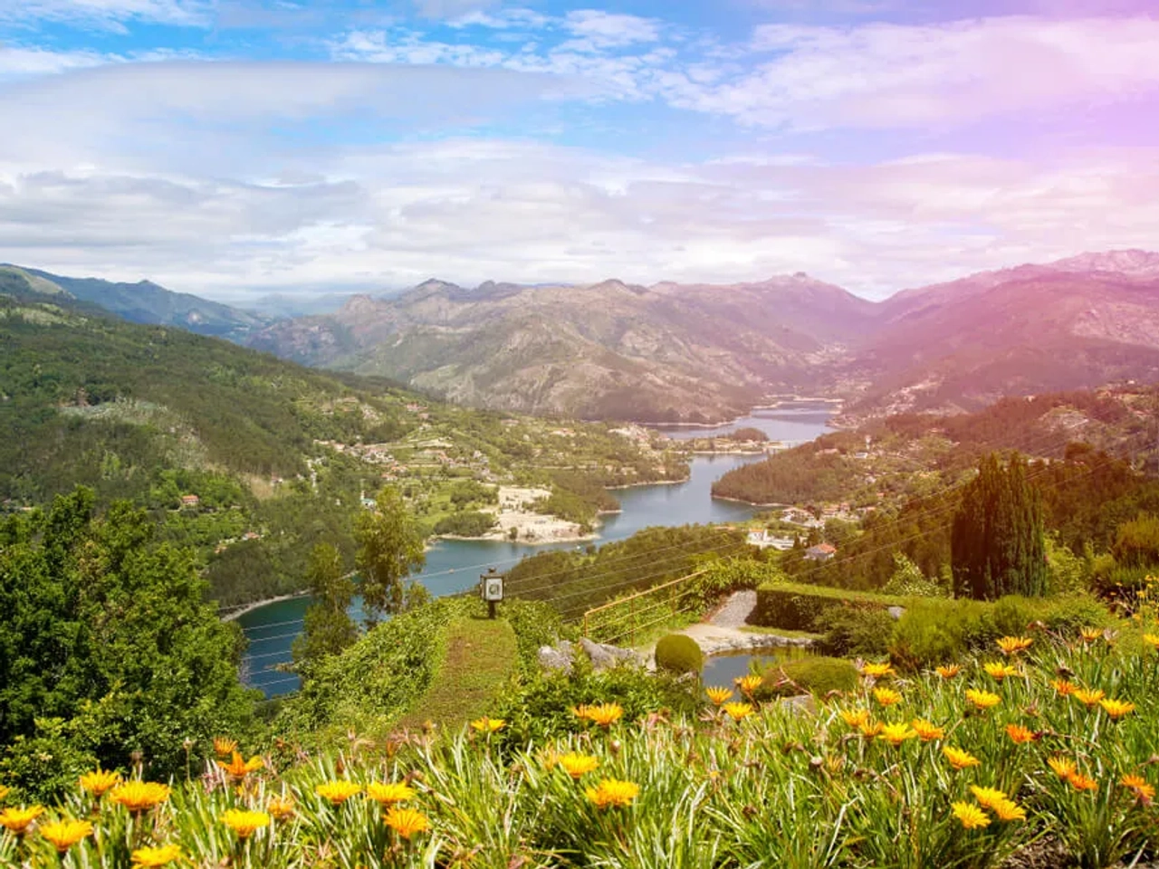 panoramica do parque do geres