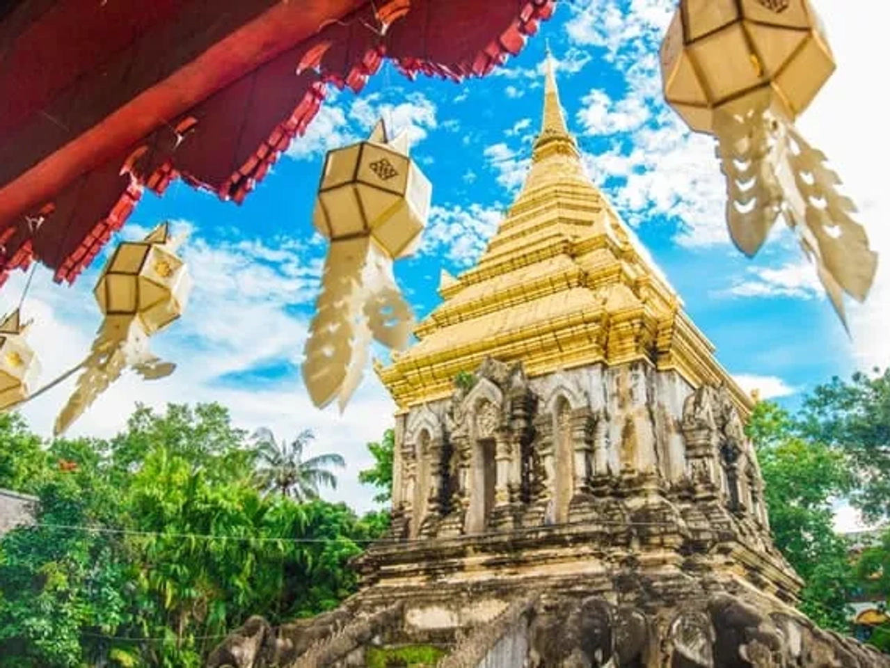 templo em chiang mai na tailandia