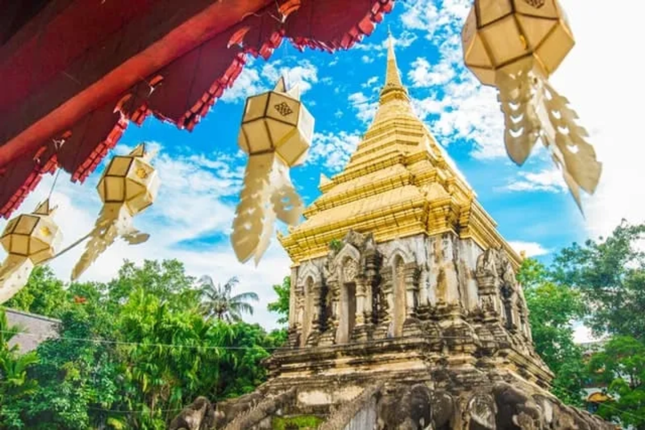 templo em chiang mai na tailandia