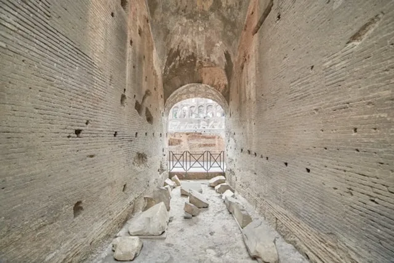 corredor do coliseu romano