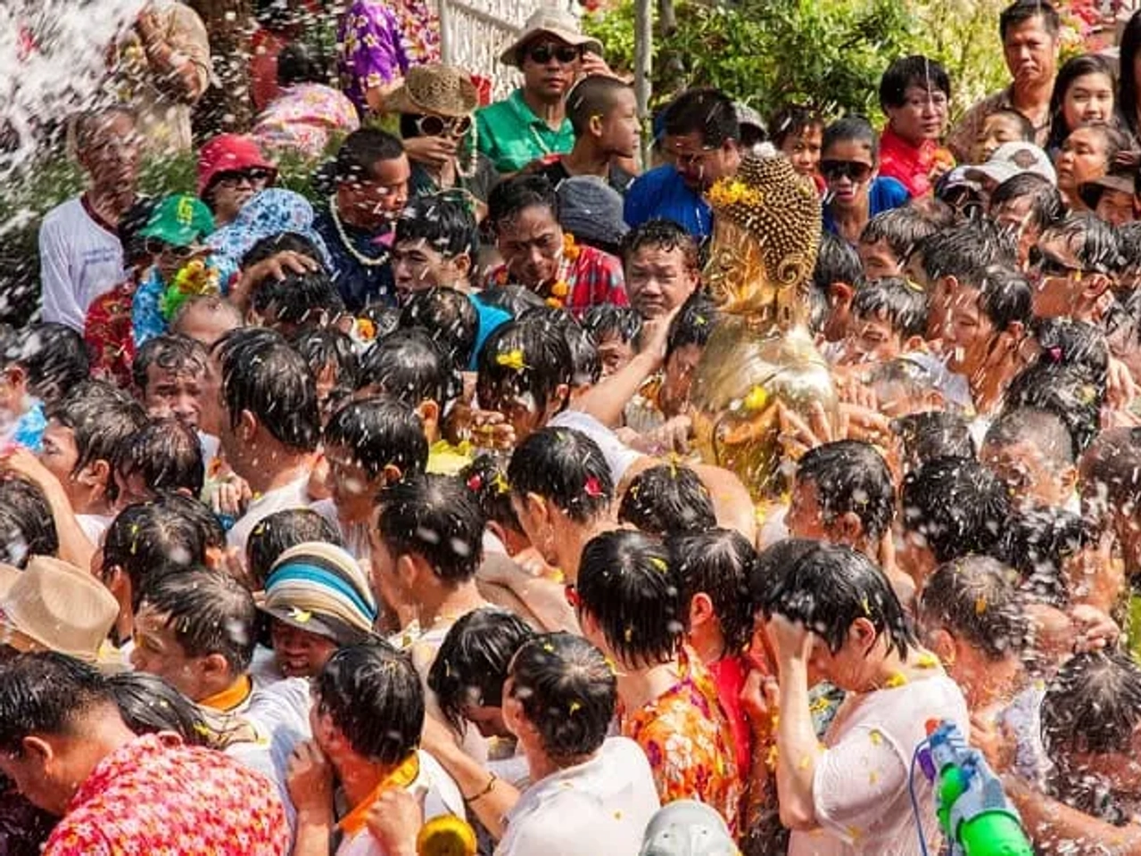 El festival del las aguas, Tailandia