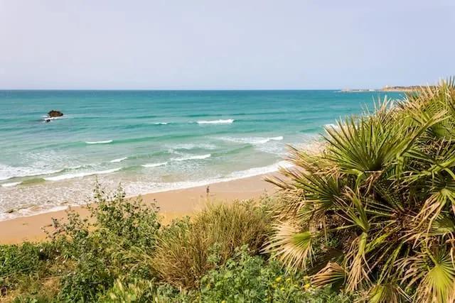 praia em Conil de la Frontera em cádis