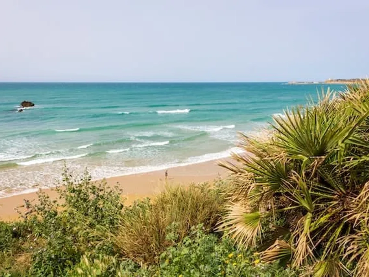praia em Conil de la Frontera em cádis