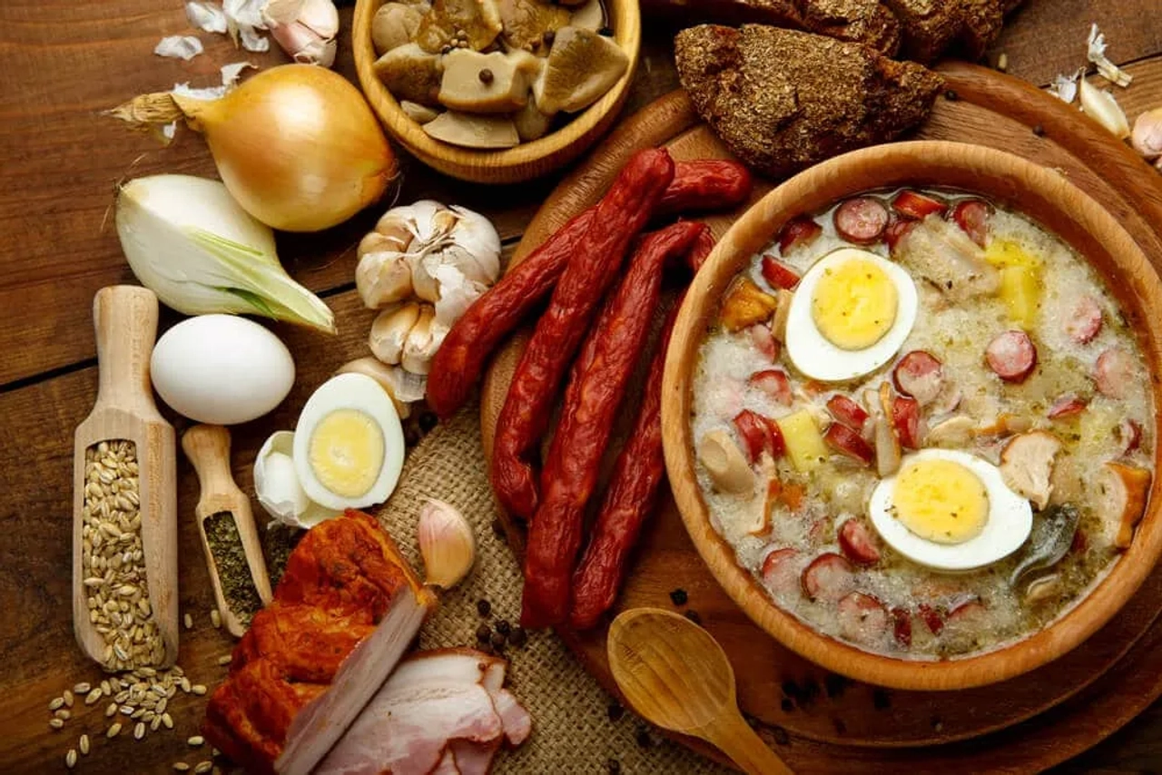 prato de zurek, sopa tradicional polaca