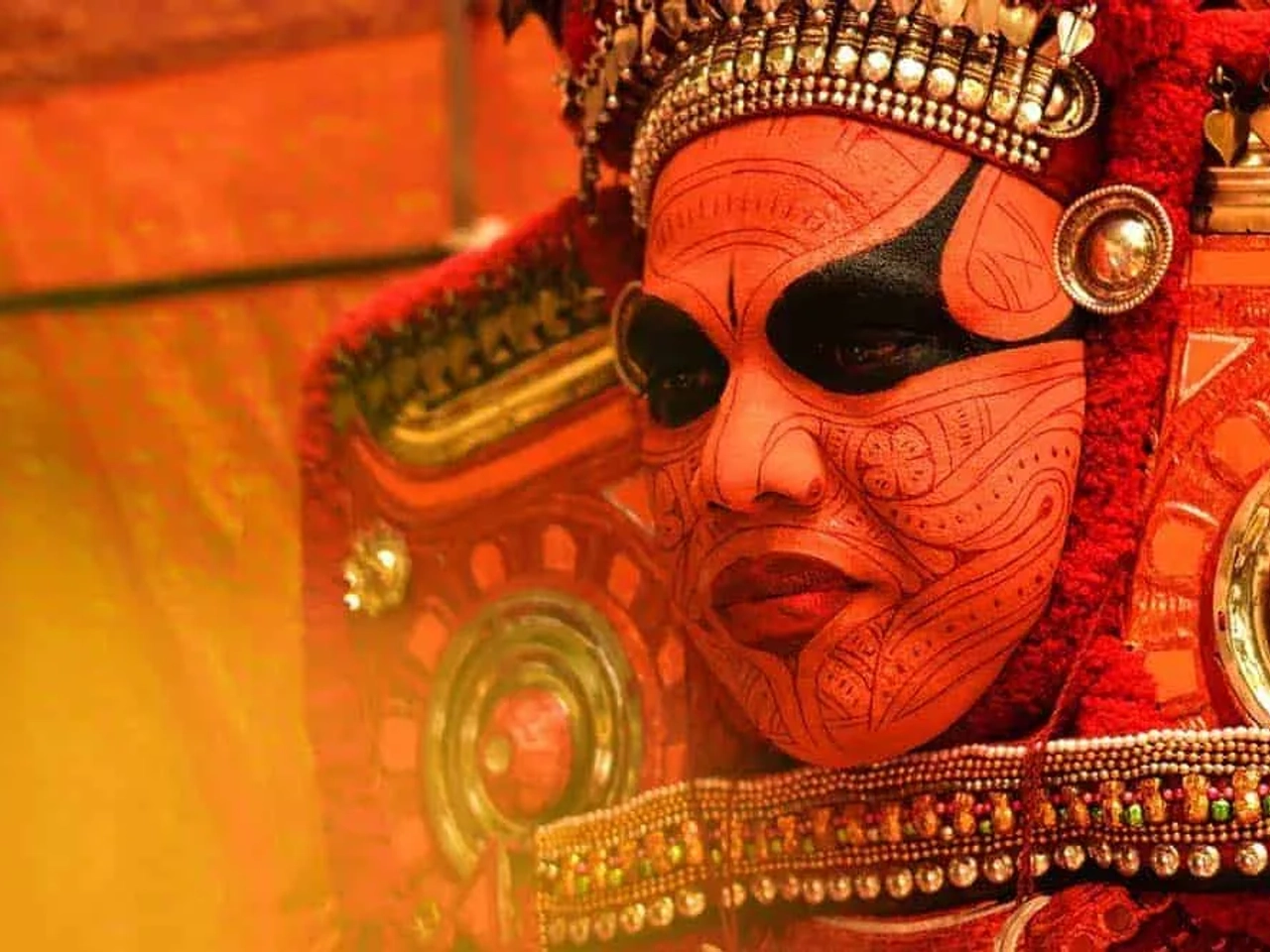 escultura de uma cara india