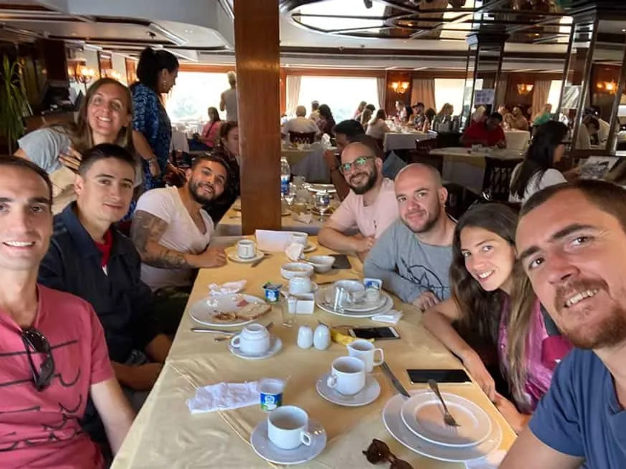 comida durante el Crucero del Nilo, de Asuán a Lúxor