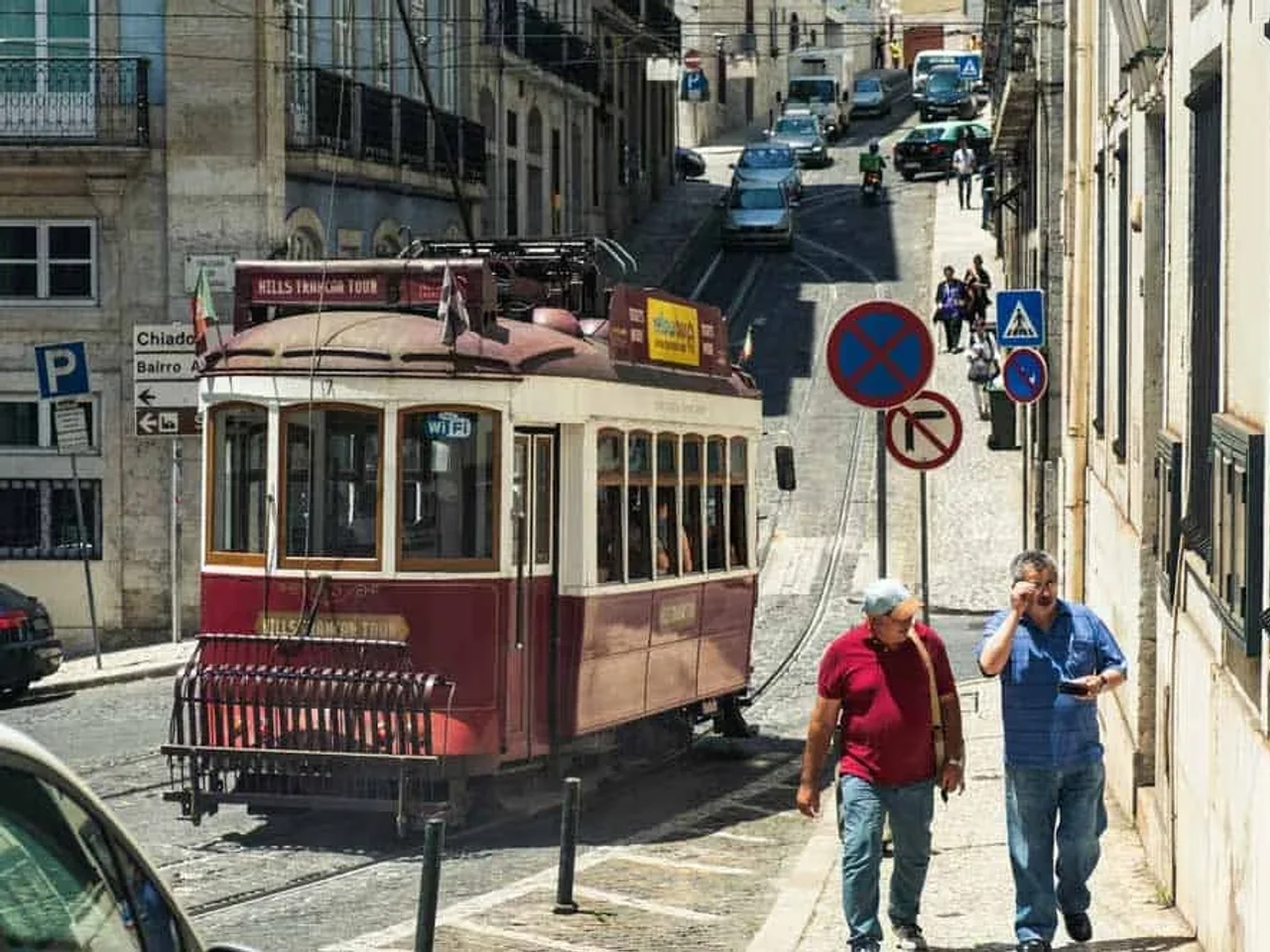 tranvía en Lisboa
