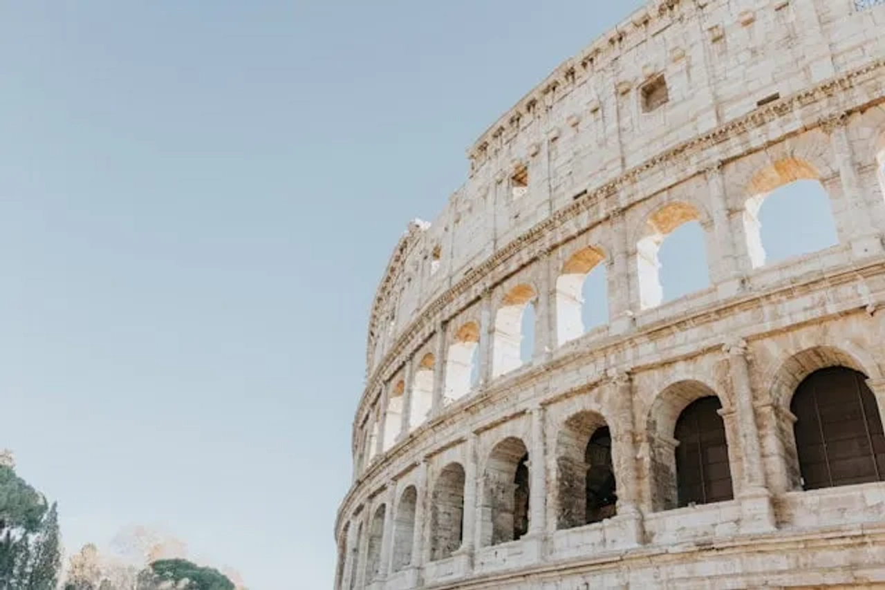 Coliseu Romano visto de perto