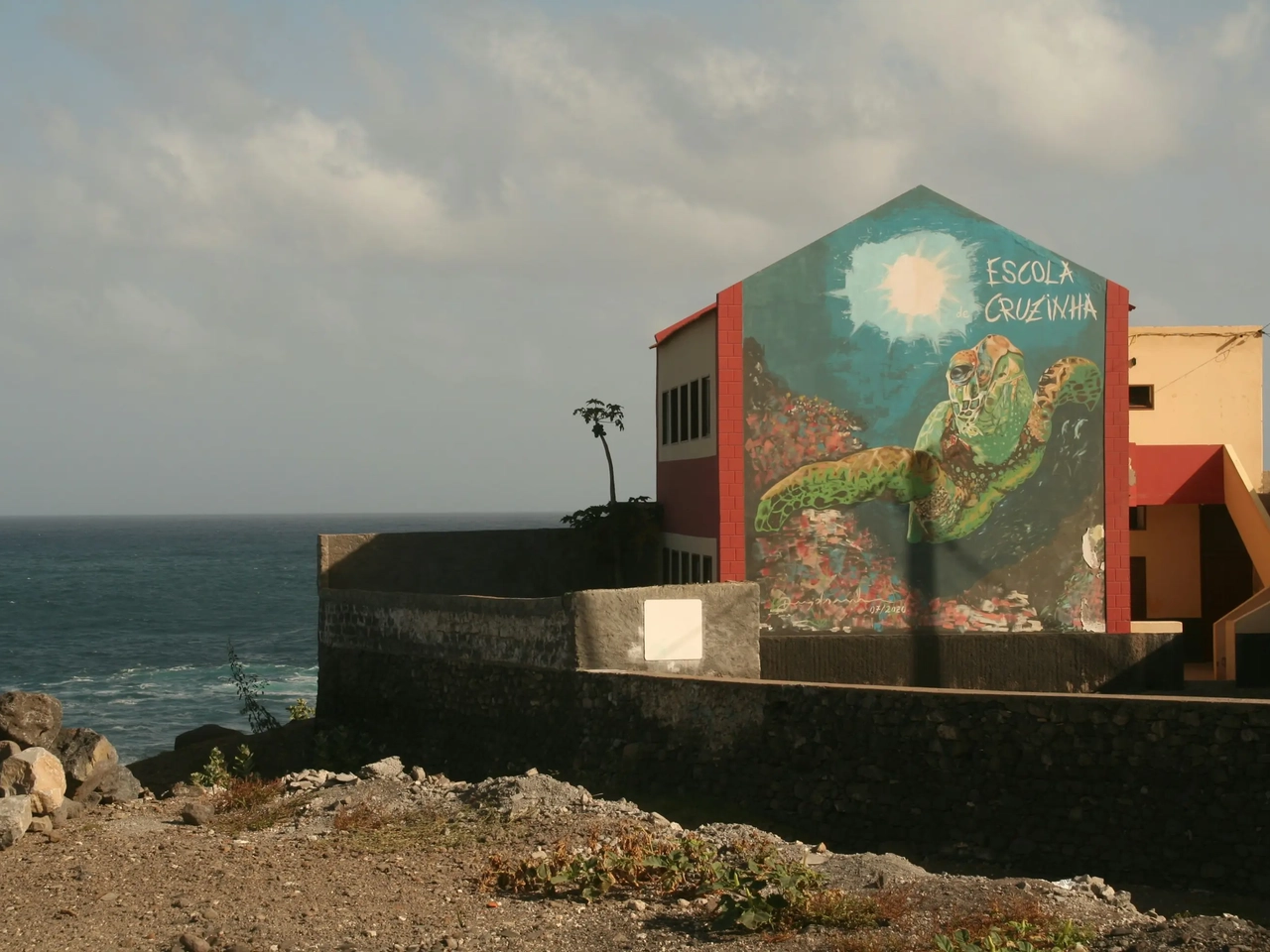 vista para o mar em Cabo Verde