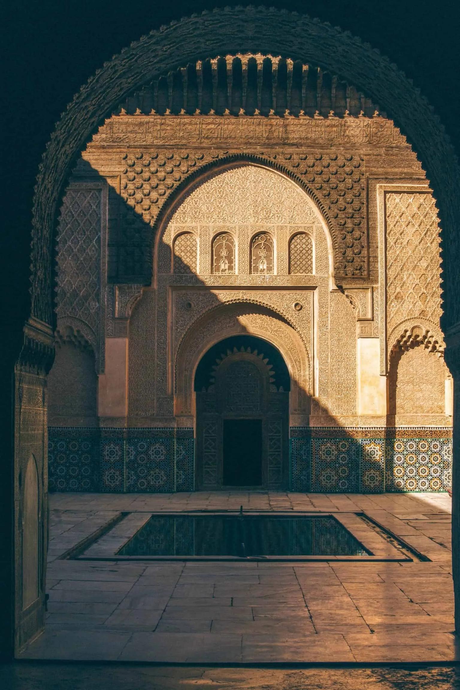 Edificio trabalhado em Marrocos