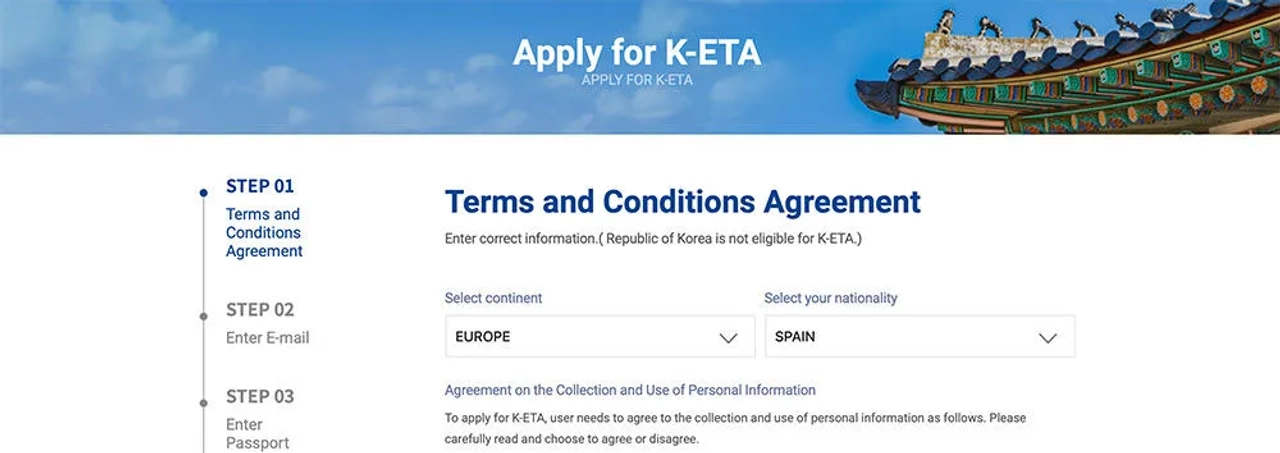 K-ETA Corea del Sur