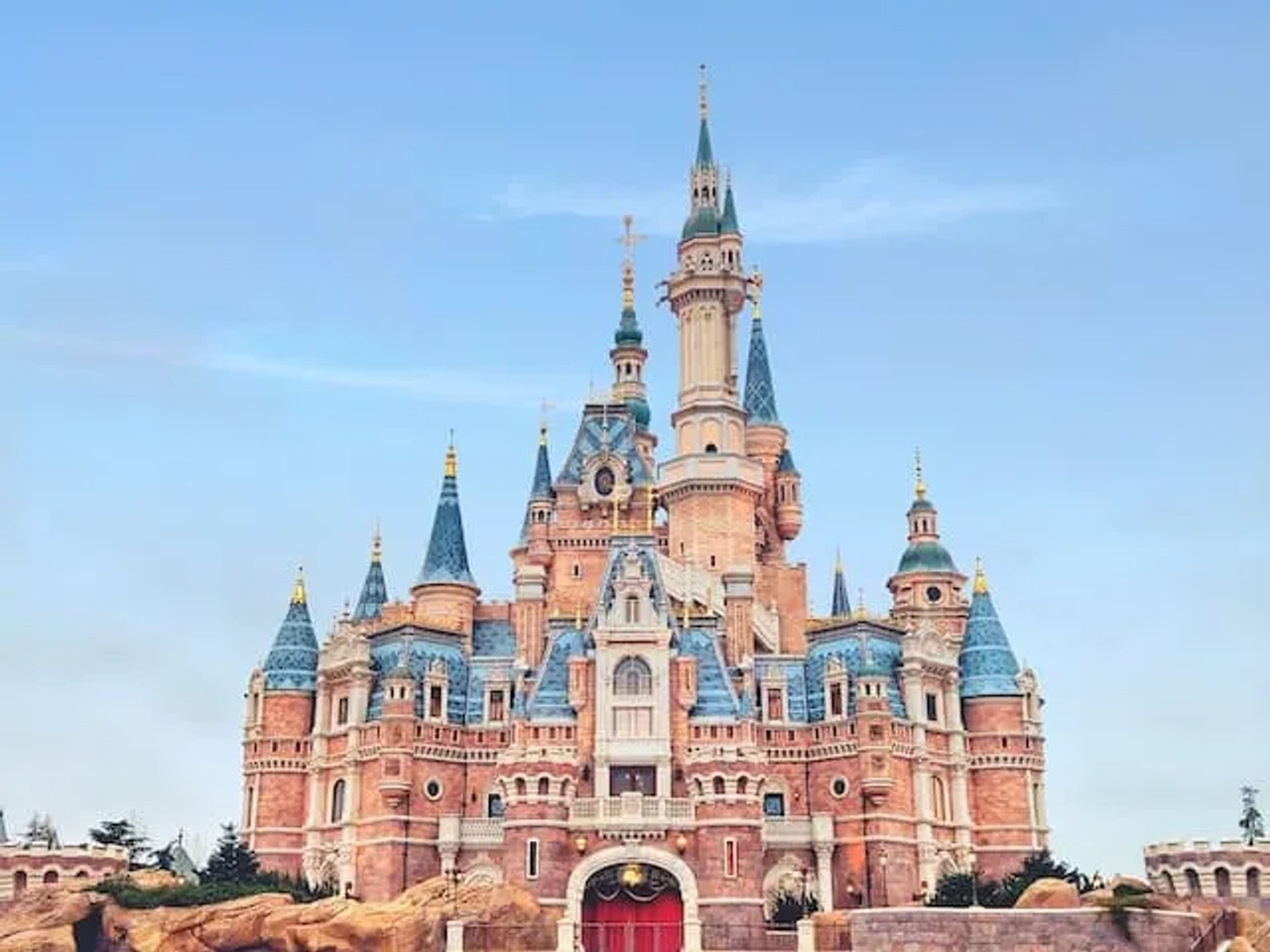 palacio na disneyland em Paris