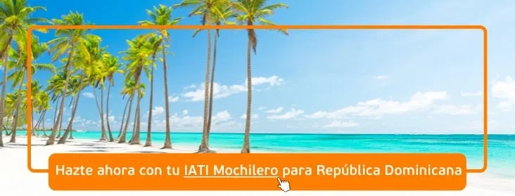"Obtén tu seguro IATI Mochilero para disfrutar República Dominicana."
