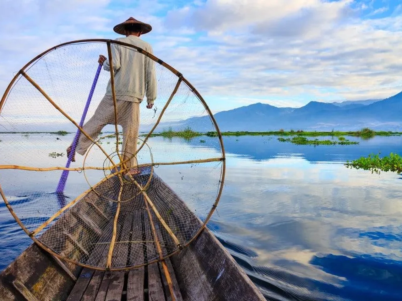 lago inle en la ruta por Myanamar de 2 semanas