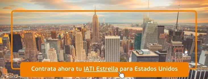 "Contrata tu seguro IATI Estrella para viajar a Estados Unidos."