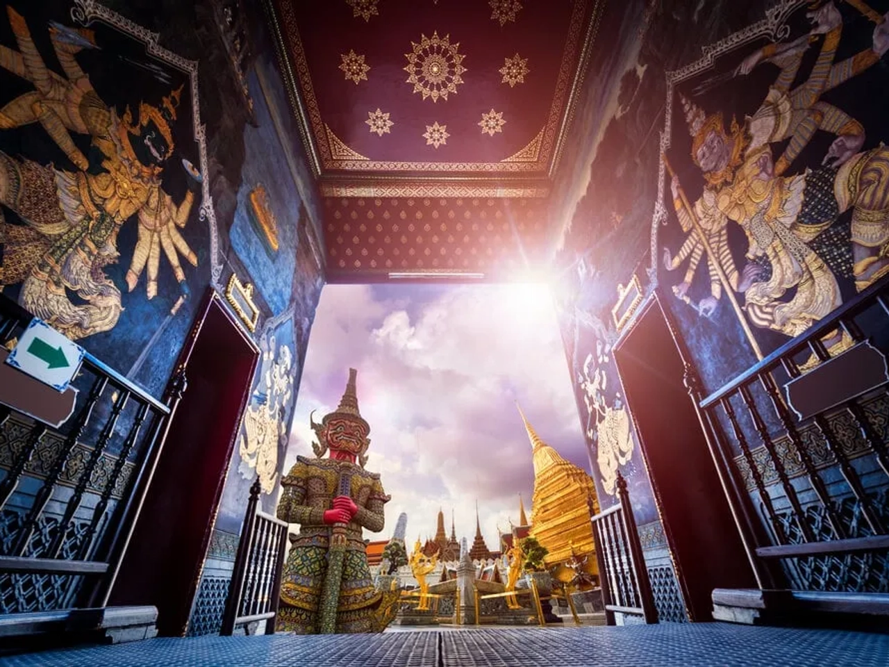 entrada do tempo do buda de esmeralda