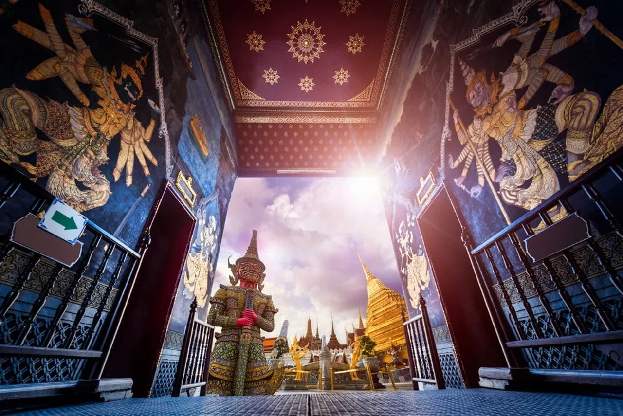 entrada do tempo do buda de esmeralda
