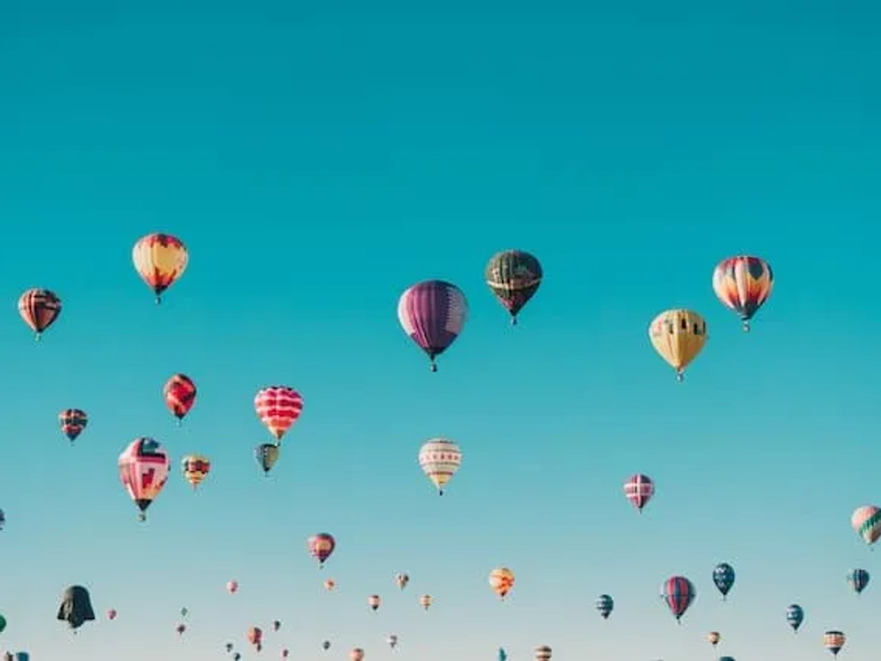 hot air balloons