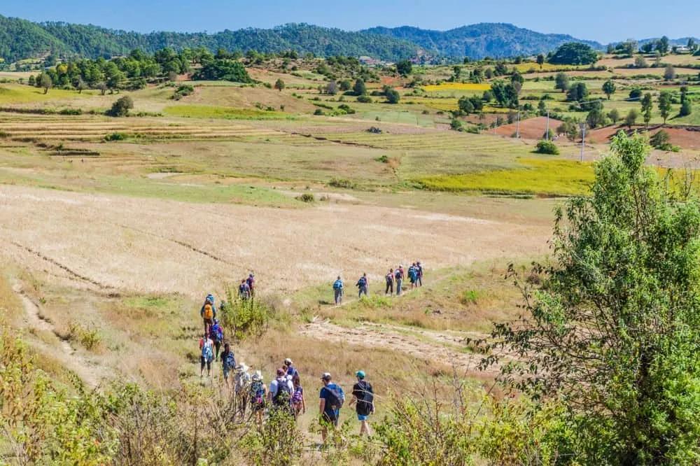 trekking desde Kalaw al lago Inle