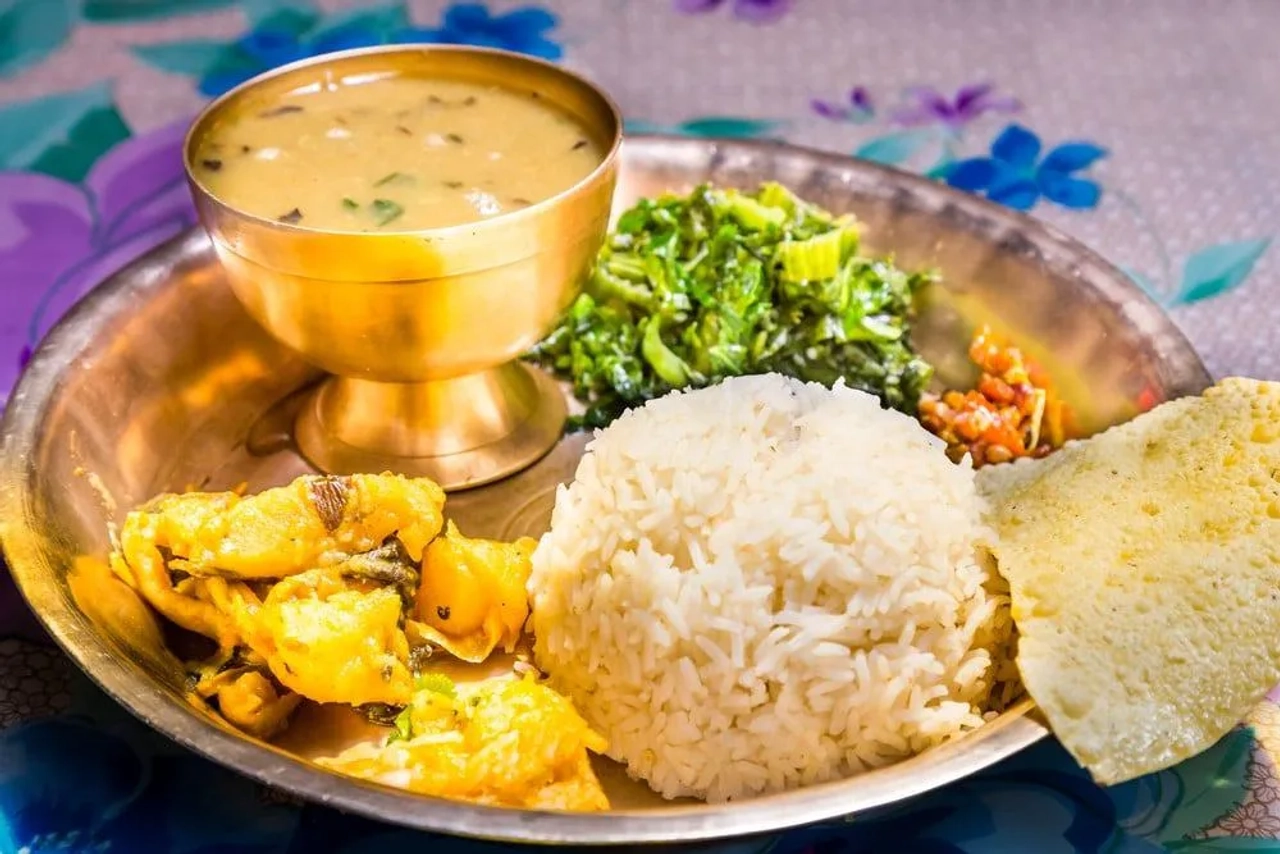 que se come en Nepal
