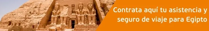 "Contrata tu seguro de viaje para Egipto aquí."