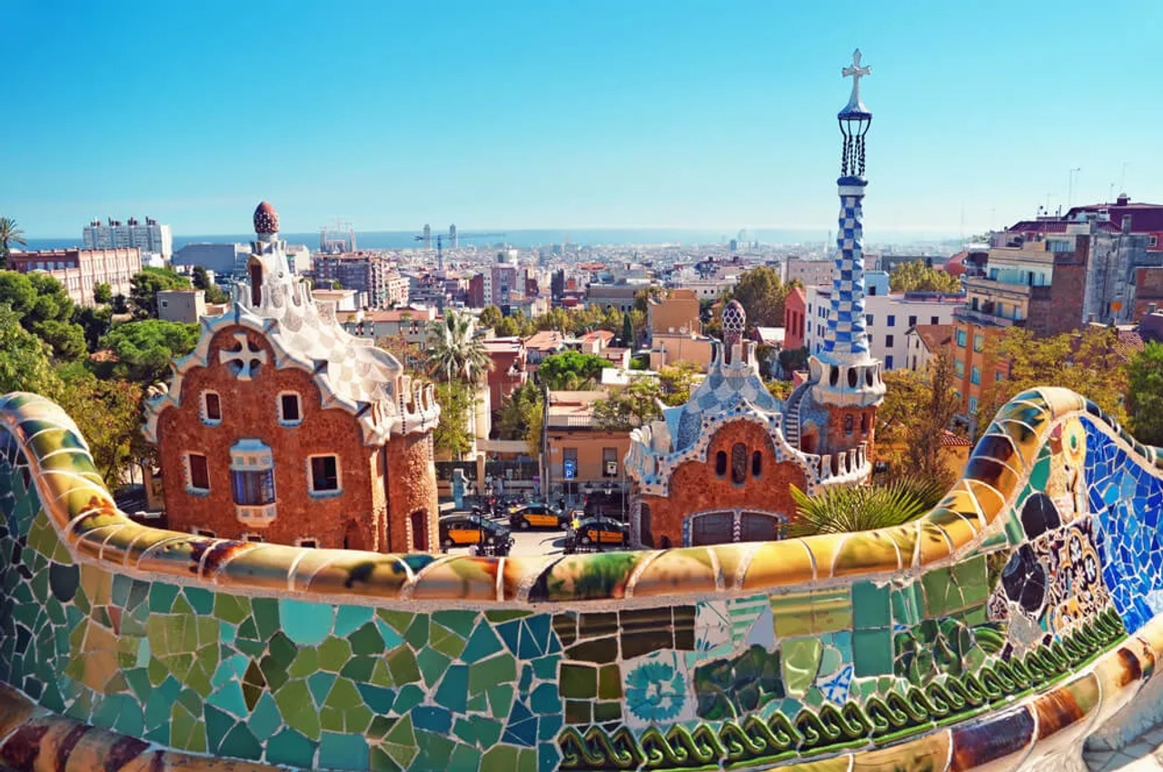 vista do park guell desde a varanda