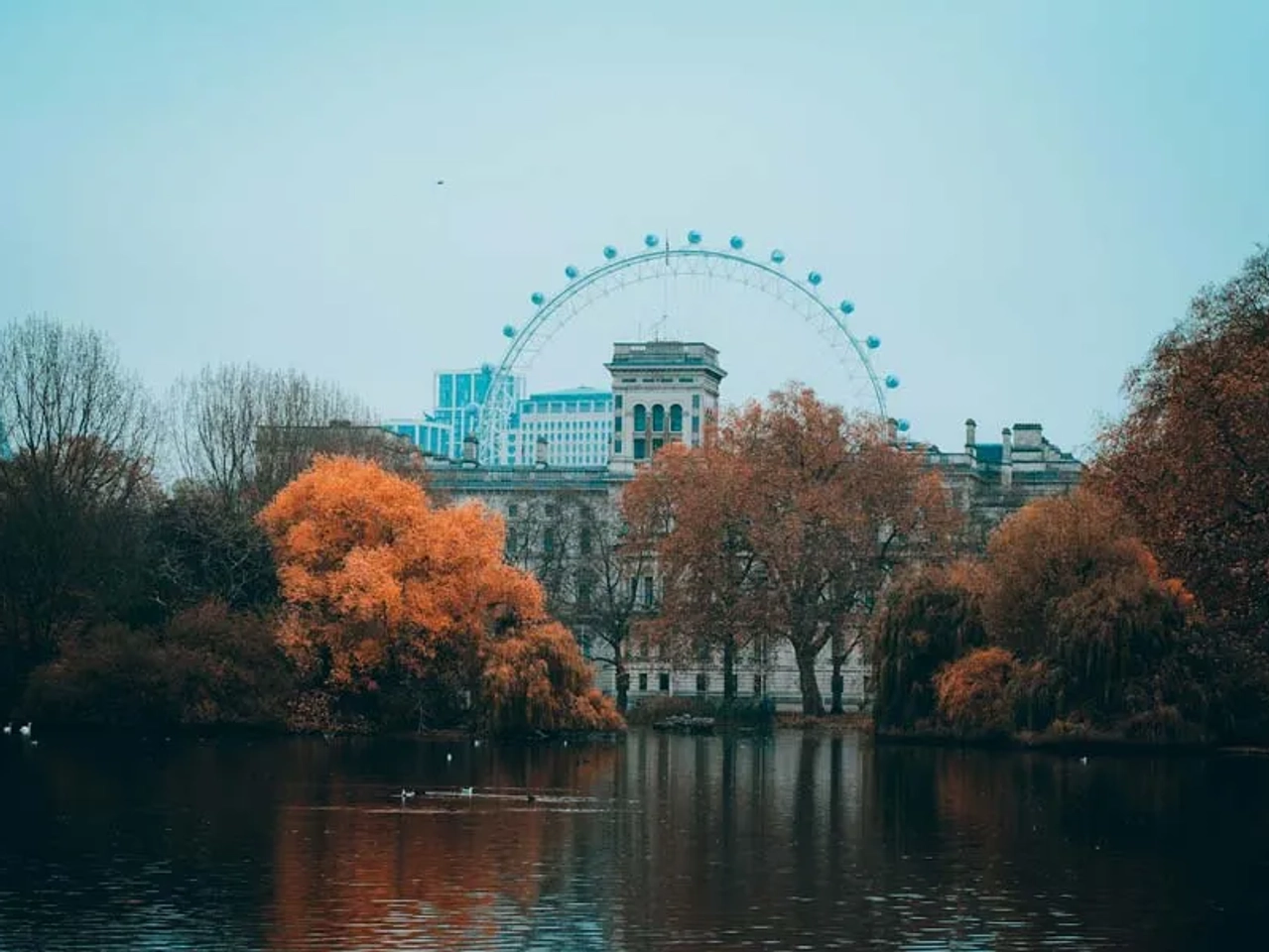London City en otoño