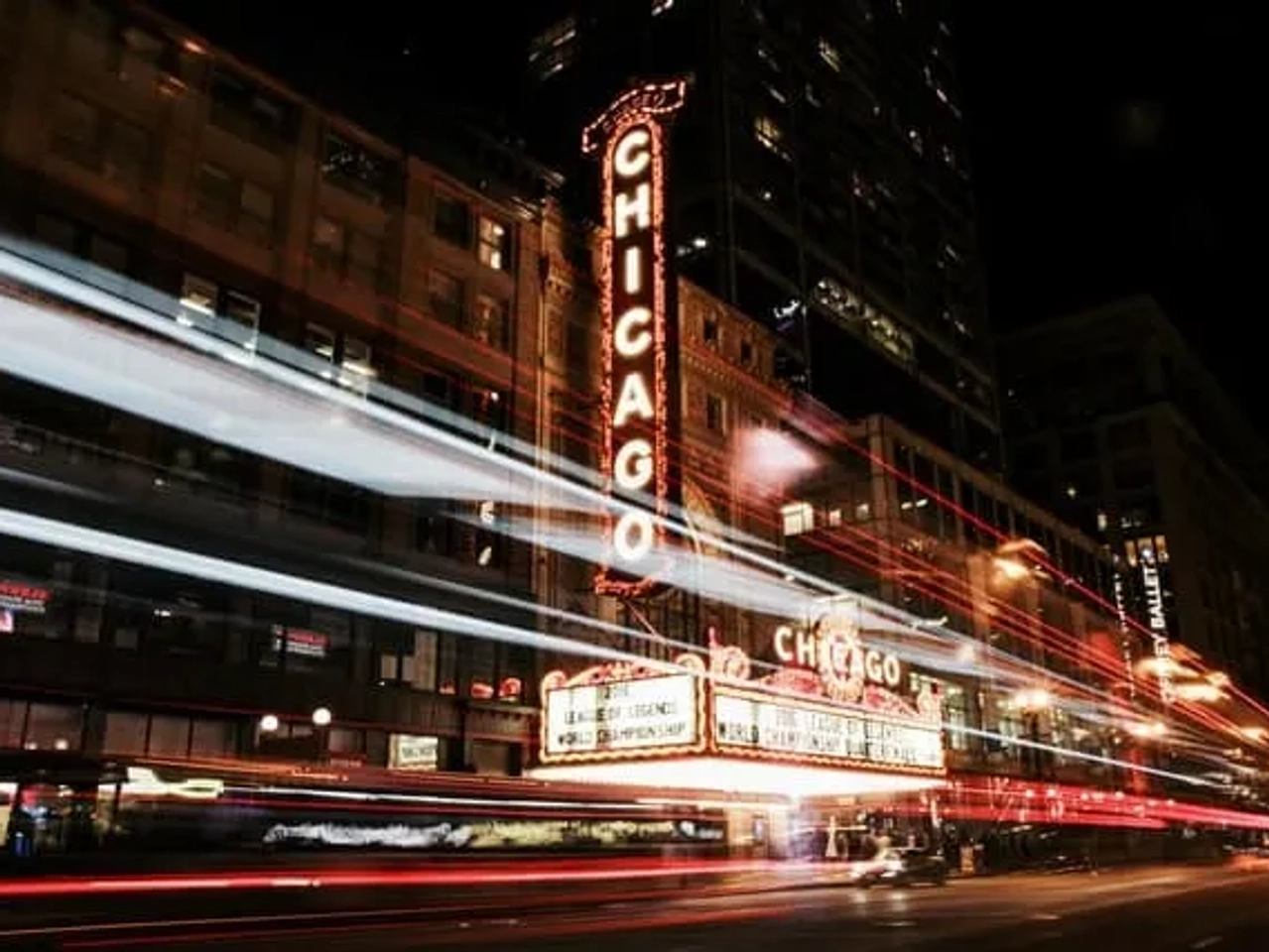 chicago durante a noite