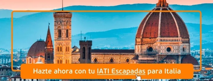 "Descubre Italia con el seguro de viaje IATI."