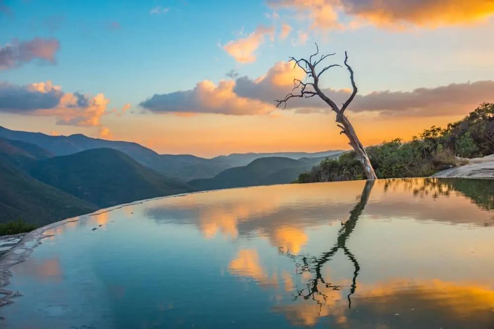 hierve el agua desde Oaxaca