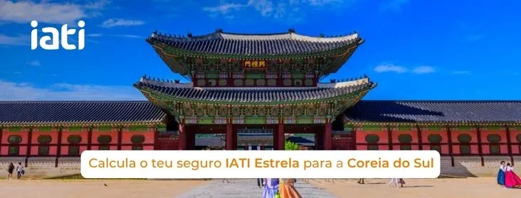 "Calcule seu seguro de viagem IATI para a Coreia do Sul!"