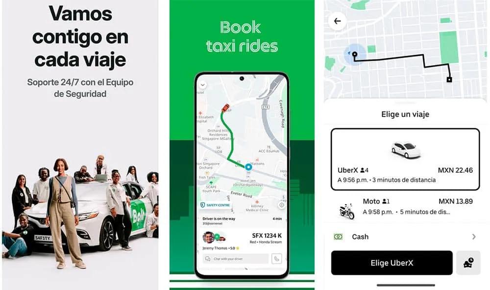 moverse con Uber o VTC en otros países