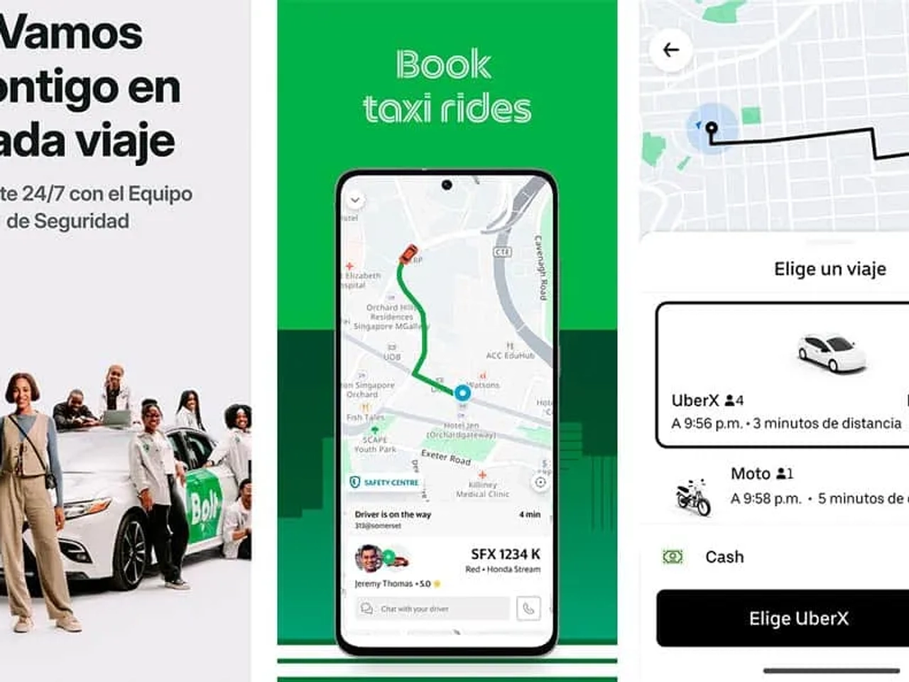 moverse con Uber o VTC en otros países