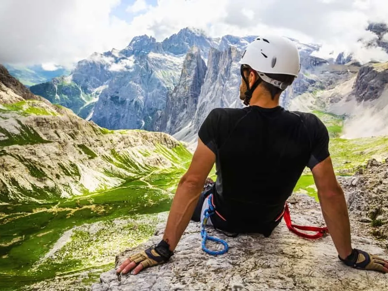 escalar en Los Dolomitas