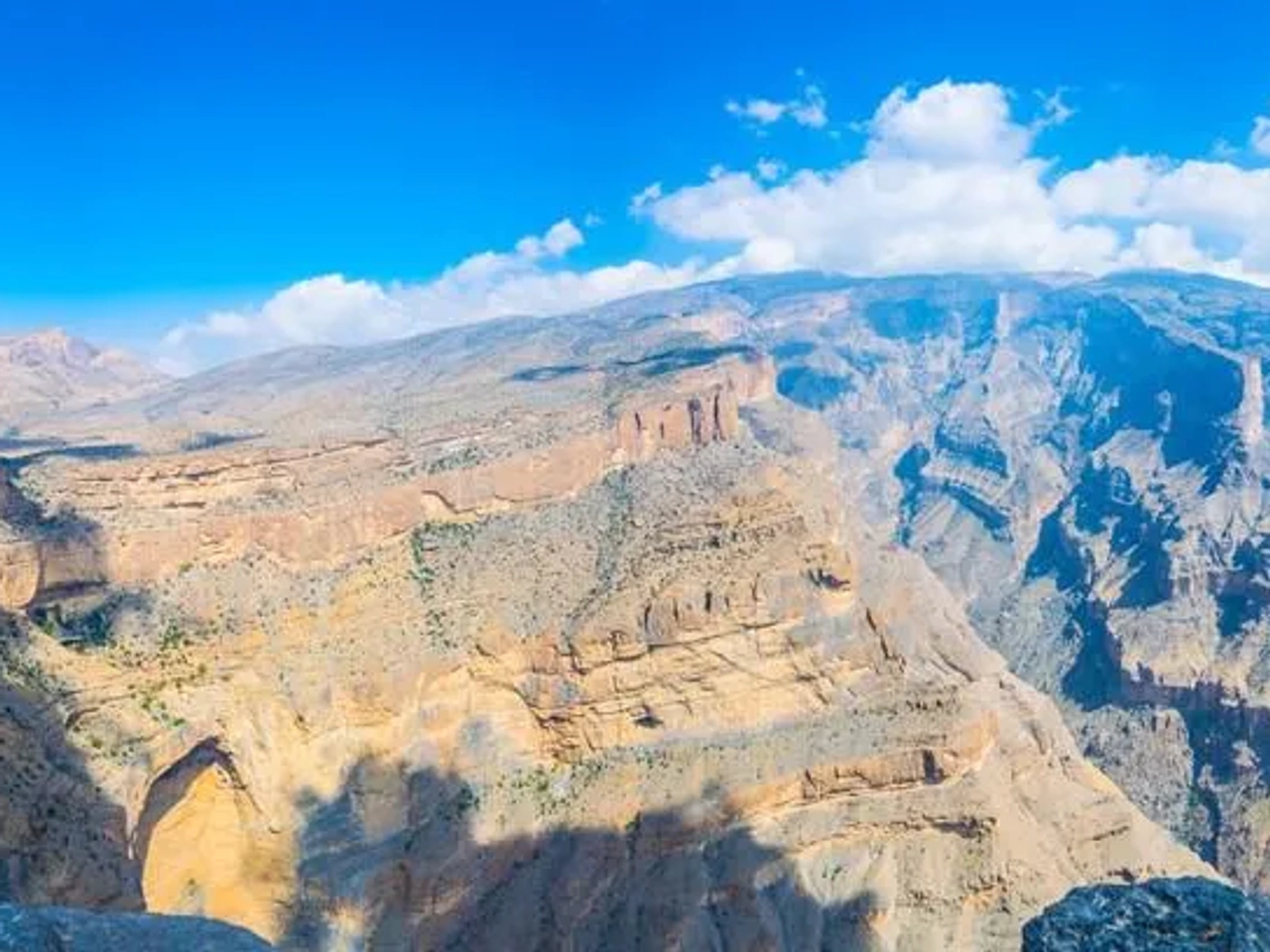Jebel Shams en un viaje a Omán