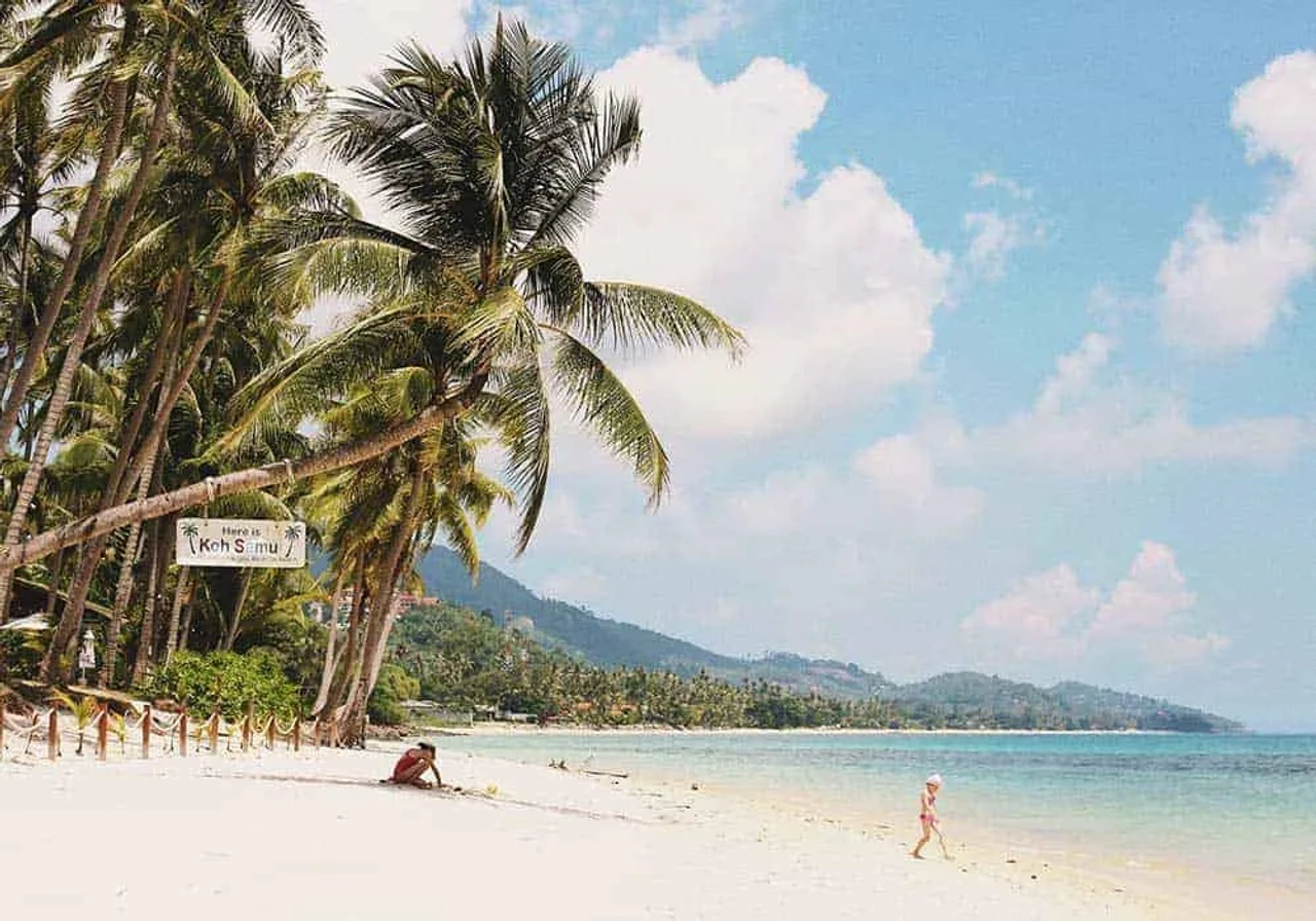 praia na Tailândia