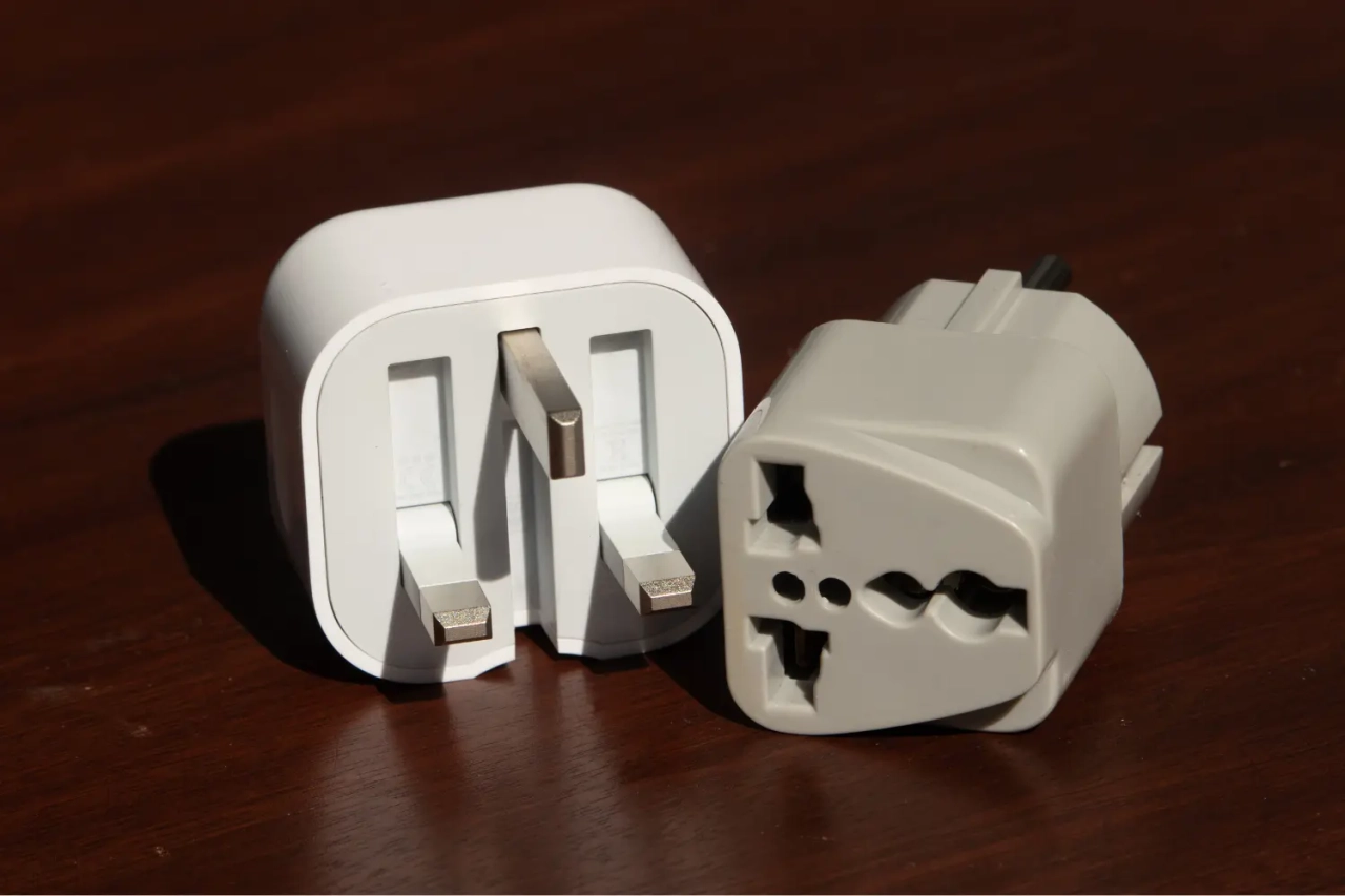 adaptador de tomada elétrica inglesa