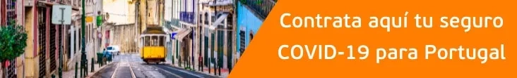 "Contrata tu seguro COVID-19 para viajar a Portugal aquí."