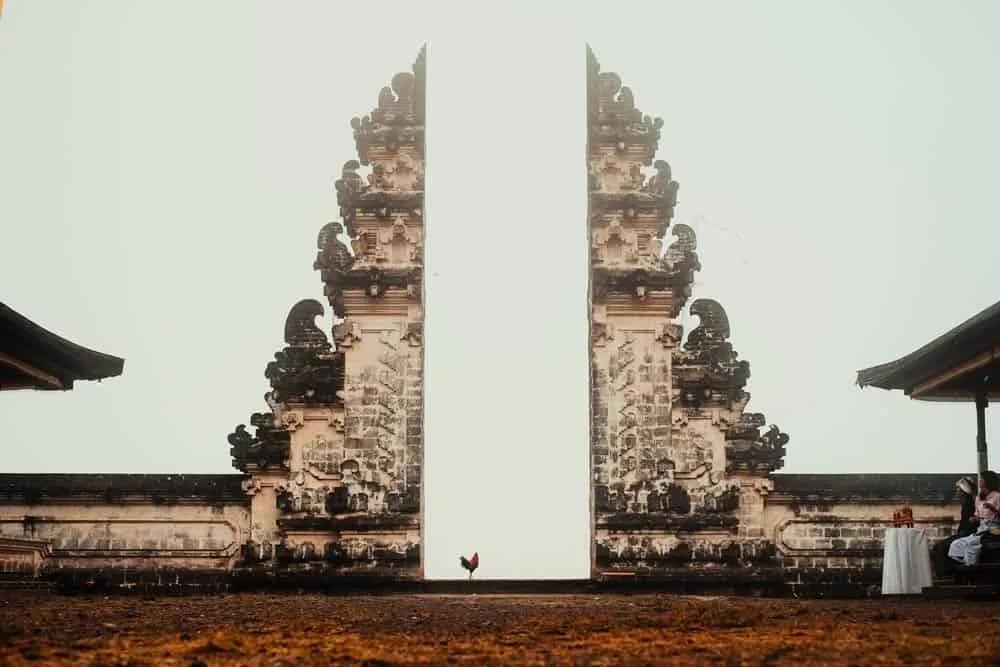 Templo de Bali de Instagram
