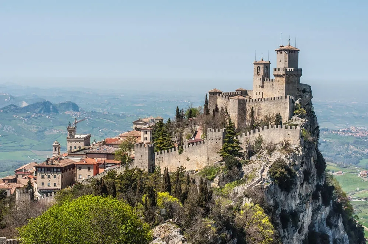 panoramica da torre guaita