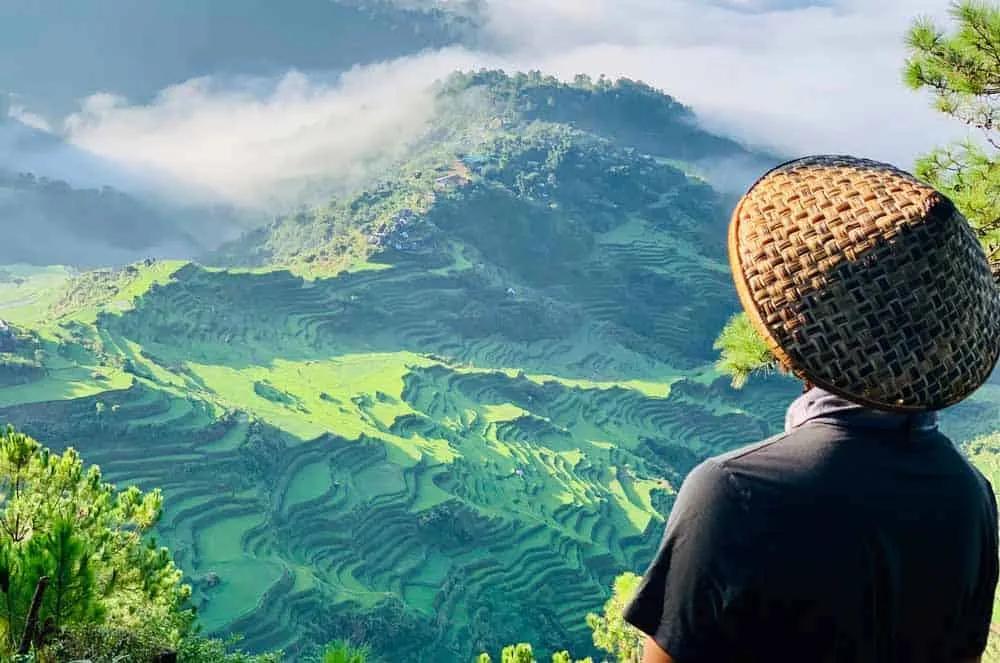 viajar seguro por las terrazas de arroz en Filipinas