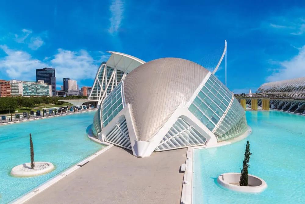 edificio do museu das ciencias em valencia