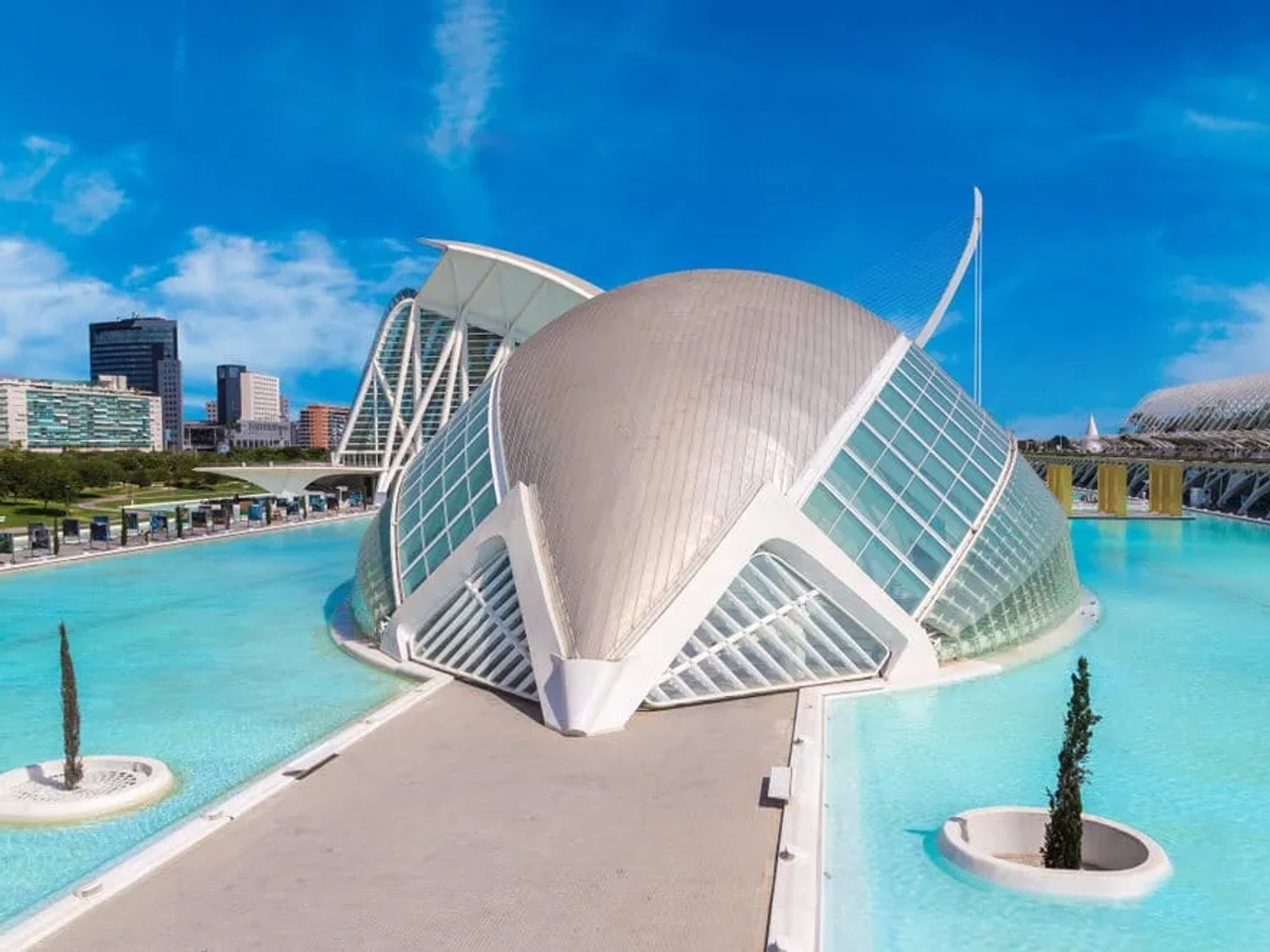 edificio do museu das ciencias em valencia