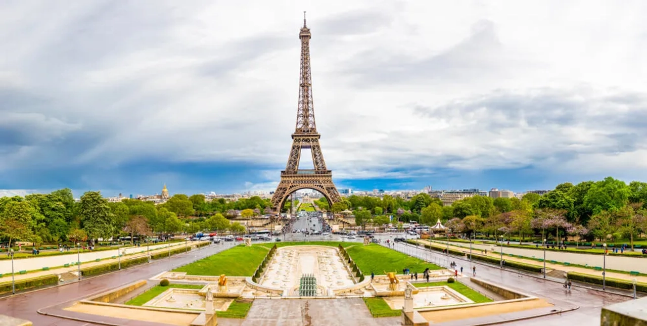vistas de paris desde o trocadero