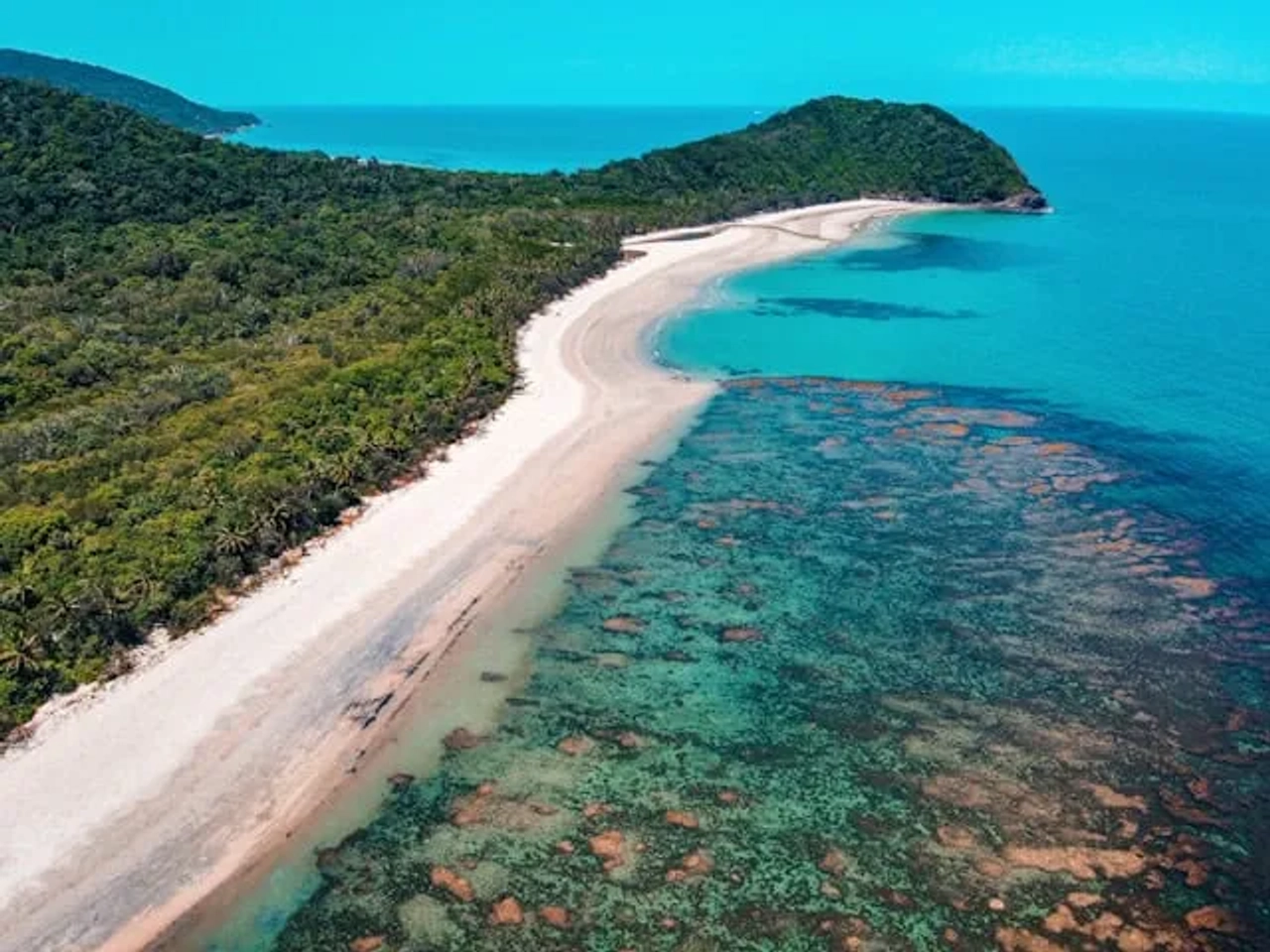 Vista aérea da Daintree Rainforest na austrália