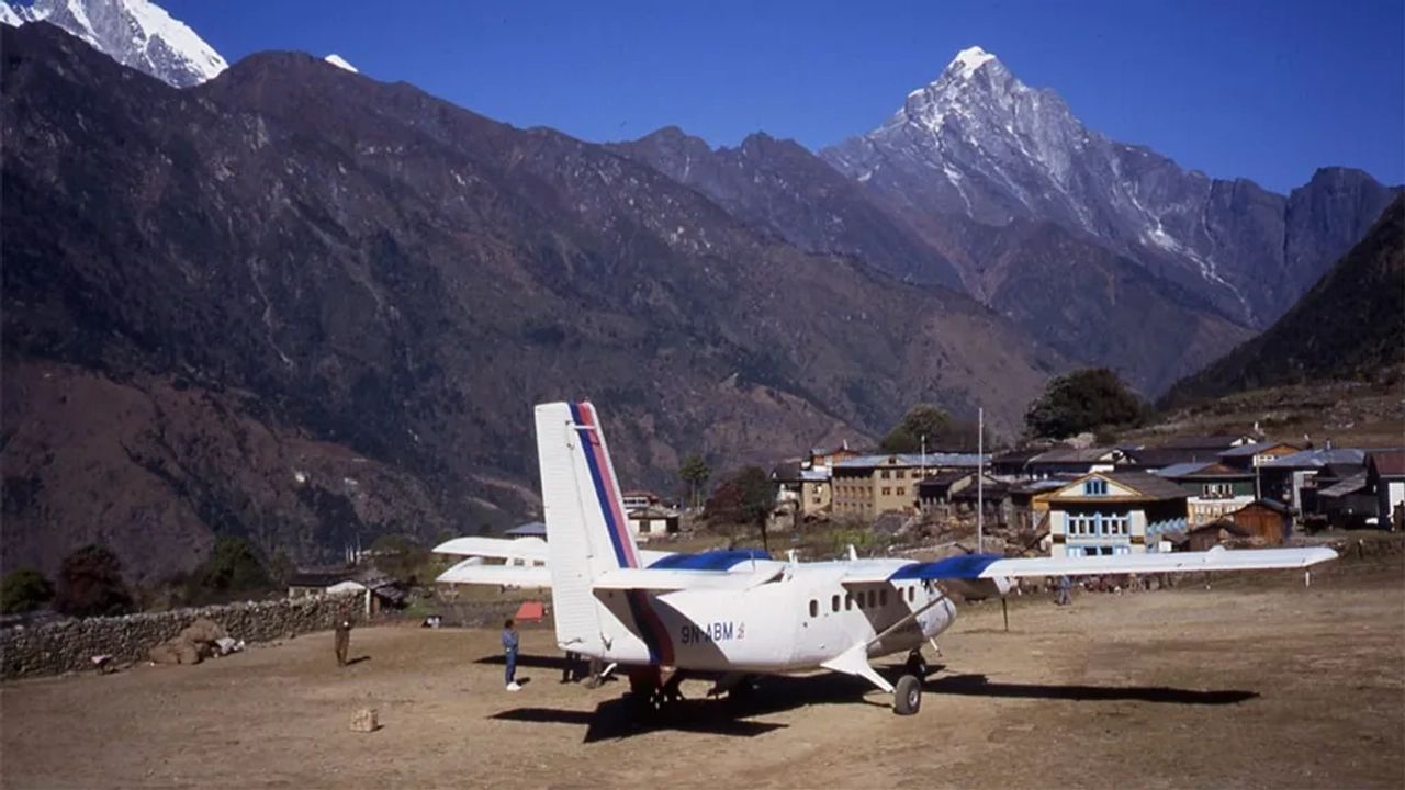 Aeroporto terra batida Nepal