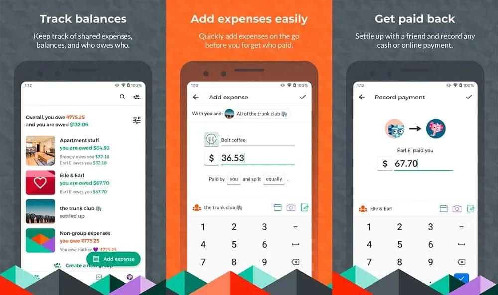 App para dividir gastos durante un viaje