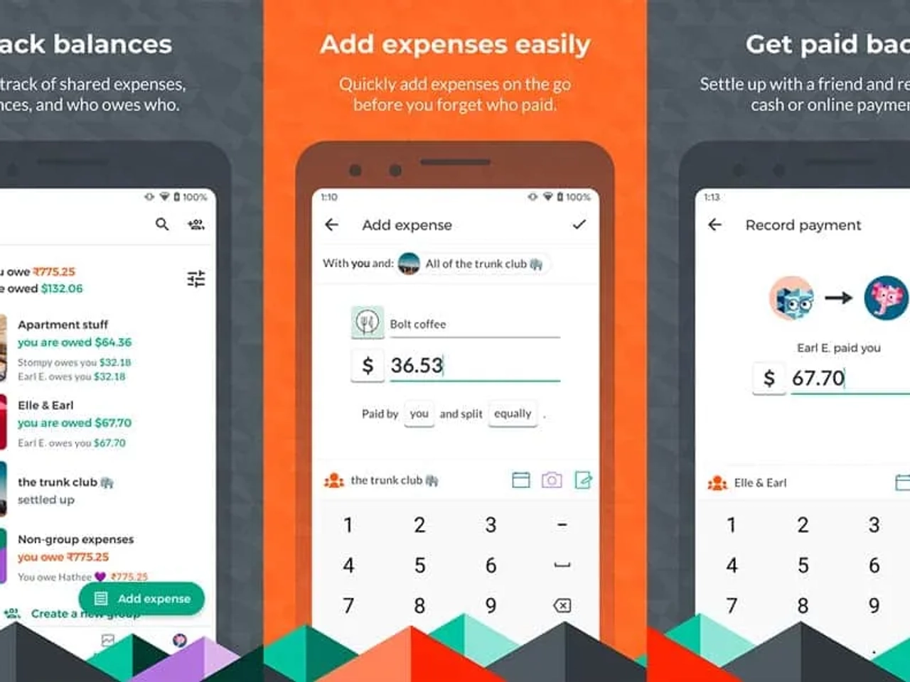 App para dividir gastos durante un viaje